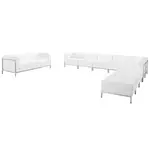 Flash Furniture ZB-IMAG-SET19-WH-GG Sofa Seating, Indoor