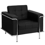 Flash Furniture ZB-LESLEY-8090-CHAIR-BK-GG Chair, Lounge, Indoor