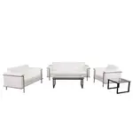 Flash Furniture ZB-LESLEY-8090-SET-WH-GG Sofa Seating, Indoor