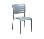 Florida Seating AL-5000-S WARM GRAY/SILVER Chair, Side, Outdoor