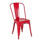 Florida Seating IND CHAIR RED GR1 Chair, Side, Indoor