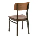 Florida Seating MET-40S BROWN/ WALNUT VS Chair, Side, Indoor