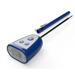 FLUKE ELECTRONICS Pocket Thermometer, 5", Blue, Stainless Steel, Fluke Electronics DT400