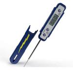FLUKE ELECTRONICS Digital Pocket Thermometer, 3", Blue, Stainless Steel, Fluke Electronics PDQ400