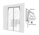 FMP 124-1280 Cooler Freezer Door, Flexible