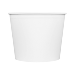 Food Bucket, 85 oz, White, Paperboard, (180/Case), Karat C-FB85W