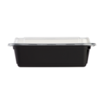 Food Container, 24 oz, Black, Polypropylene, With Lids, (150/Case), Karat IM-FC1024B