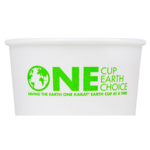 Food Container, 8 oz, Eco Friendly Print, Paper, (1000/Case), Karat Earth KE-KDP8