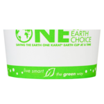 Food Container, 8 oz, Eco Friendly Print, Paper, (1000/Case), Karat Earth KE-KDP8