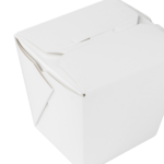 Food Pail, 8 oz, White, Paper, (450/Case), Karat FP-FP08W