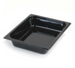 Carlisle Food Pan, 1/2 Size, 2.5" Deep, Black, Polycarbonate (Sold Per Each), CARLISLE FOOD SERVICE 10220B03