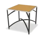 Forbes Industries 7038L-24 Folding Table, Square