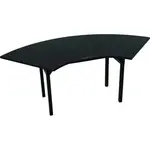 Forbes Industries REVFT5X10MXE-T Folding Table, Serpentine/Crescent 