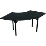 Forbes Industries REVFT5X10MXE-T Folding Table, Serpentine/Crescent
