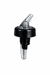 Ardous Trading Liquor Pourer – Clear Spout with Black Collar (Pack of 12)