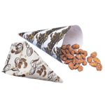 GOLD MEDAL Frosted Nut Cones, 3-1/2 oz, White, Paper, (250/Pack) Gold Medal 4502M