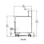 Frymaster 11814E Fryer, Electric, Floor Model, Full Pot