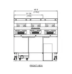 Frymaster 2FQE30U Fryer, Electric, Multiple Battery