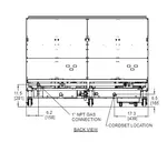 Frymaster 4FQG30U Fryer, Gas, Multiple Battery