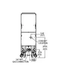 Frymaster FPGL130C Fryer, Gas, Floor Model, Full Pot