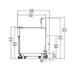 Frymaster FPGL130C Fryer, Gas, Floor Model, Full Pot