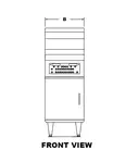 Frymaster HD150G Fryer, Gas, Floor Model, Full Pot