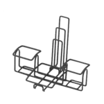 G.E.T. Enterprises 4-931615 Condiment Caddy, Rack Only