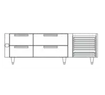 Garland US Range UN17C120 Equipment Stand, Refrigerated Base