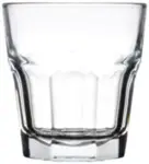 CRYSTAL CLEAR GLASSWARE  ARVESTA Glass rocks, 10 oz.