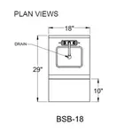 Glastender BSB-18 Underbar Blender Station