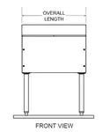 Glastender C-DBA-24 Underbar Drain Workboard Unit