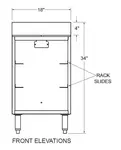 Glastender C-DBG3-18 Underbar Glass Rack Storage Unit