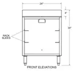 Glastender C-DBG3-24 Underbar Glass Rack Storage Unit