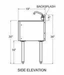 Glastender C-DSA-24 Underbar Sink Units