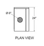 Glastender C-DW-15R Underbar Add-On Unit