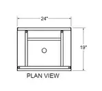 Glastender C-GRA-24 Underbar Glass Rack Storage Unit