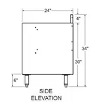 Glastender C-GRB-18 Underbar Glass Rack Storage Unit