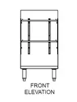 Glastender C-GRB-18 Underbar Glass Rack Storage Unit