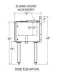 Glastender C-IBA-12 Underbar Ice Bin/Cocktail Unit