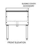 Glastender C-IBB-12 Underbar Ice Bin/Cocktail Unit