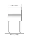 Glastender C-LD-12 Underbar Bottle Display Unit