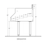 Glastender C-LD-18 Underbar Bottle Display Unit