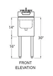 Glastender C-MFS-12 Underbar Sink Units