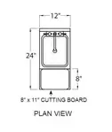 Glastender C-MFS-12 Underbar Sink Units