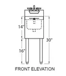 Glastender C-MRS-12 Underbar Sink Units