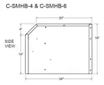 Glastender C-SMHB-6 Underbar Add-On Unit