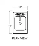 Glastender C-SWA-12 Underbar Sink Units