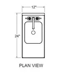 Glastender C-SWB-12 Underbar Sink Units