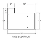 Glastender C-TCB Underbar Add-On Unit