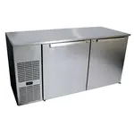 Glastender C1FL52 Back Bar Cabinet, Refrigerated